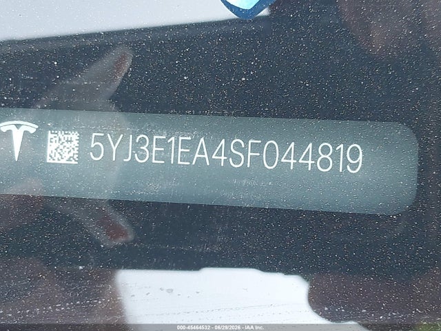 Продаж на аукціоні авто 2025 Tesla Model 3 Long Range Rear-wheel Drive/standard Rear-wheel Drive, vin: 5YJ3E1EA4SF044819, номер лоту: 45464532