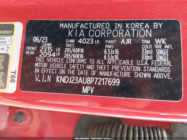 KIA SOUL LX 2023 KNDJ23AU8P7217699 Image 9