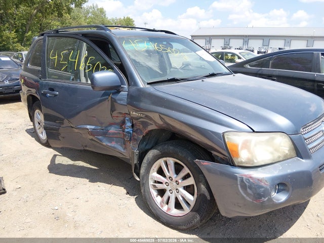 Продаж на аукціоні авто 2006 Toyota Highlander Hybrid Limited V6, vin: JTEEW21A160006000, номер лоту: 45465028