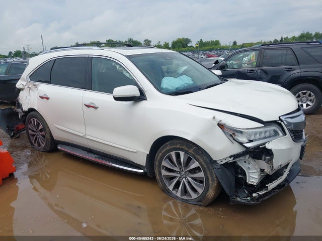 45465243 :رقم المزاد ، 5FRYD4H45GB053017 vin ، 2016 Acura Mdx Technology   Acurawatch Plus Packages/technology Package مزاد بيع