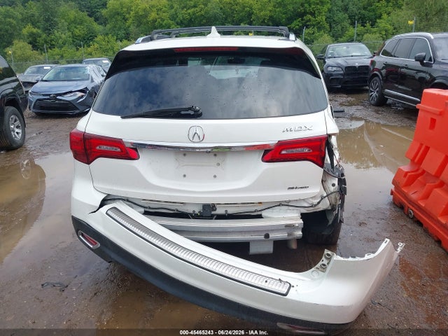 45465243 :رقم المزاد ، 5FRYD4H45GB053017 vin ، 2016 Acura Mdx Technology   Acurawatch Plus Packages/technology Package مزاد بيع