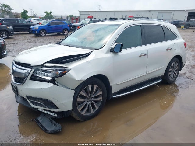 45465243 :رقم المزاد ، 5FRYD4H45GB053017 vin ، 2016 Acura Mdx Technology   Acurawatch Plus Packages/technology Package مزاد بيع