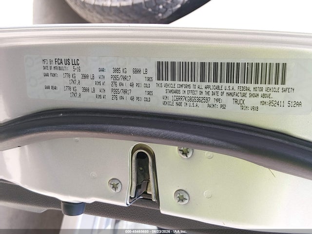 RAM 1500 Tradesman 2016 1C6RR7KG8GS362597 Image 9