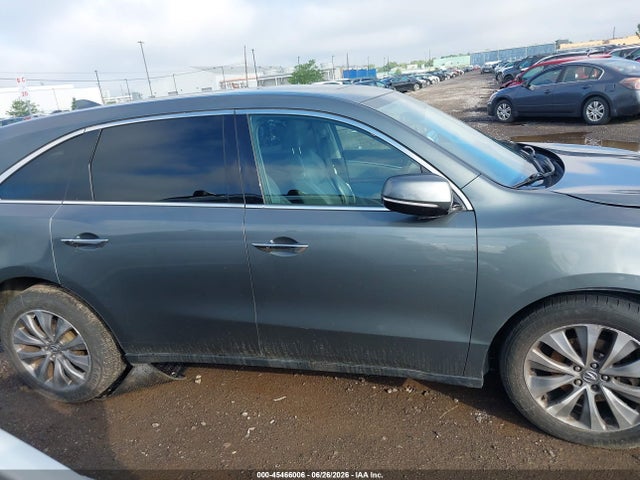 45466006 :رقم المزاد ، 5FRYD4H49FB006202 vin ، 2015 Acura Mdx Technology Package مزاد بيع