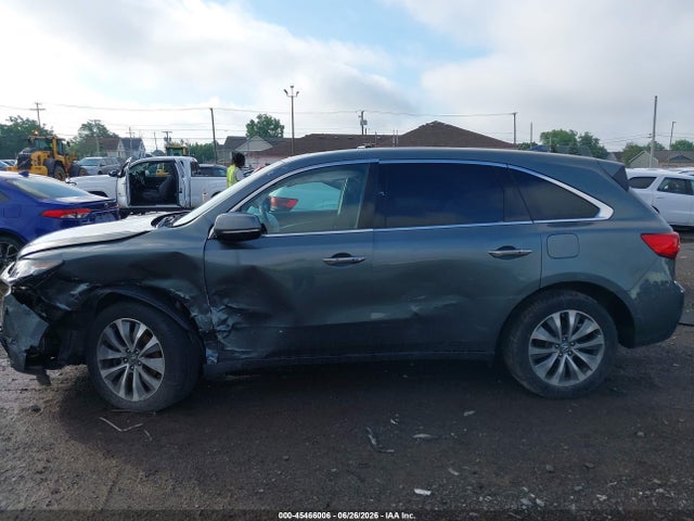 45466006 :رقم المزاد ، 5FRYD4H49FB006202 vin ، 2015 Acura Mdx Technology Package مزاد بيع