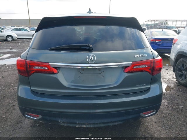 45466006 :رقم المزاد ، 5FRYD4H49FB006202 vin ، 2015 Acura Mdx Technology Package مزاد بيع