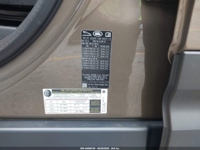Продаж на аукціоні авто 2026 Land Rover Defender P300 S, vin: SALEJ7EX4T2496309, номер лоту: 45466108