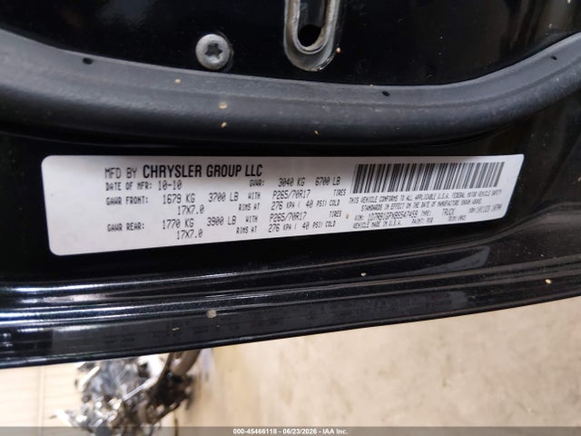 2011 Ram Ram 1500 Slt მანქანა იყიდება აუქციონზე, vin: 1D7RB1GPXBS547459, აუქციონის ნომერი: 45466118