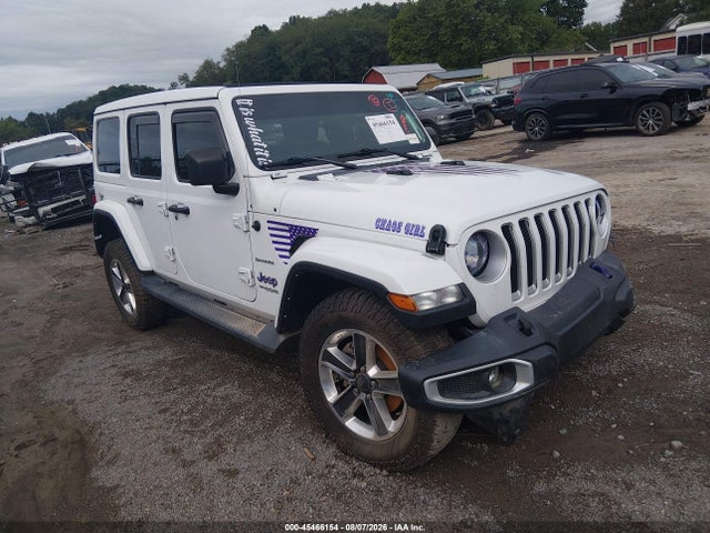 Продажа на аукционе авто 2022 Jeep Wrangler Unlimited Sahara 4x4, vin: 1C4HJXEG7NW245705, номер лота: 45466154
