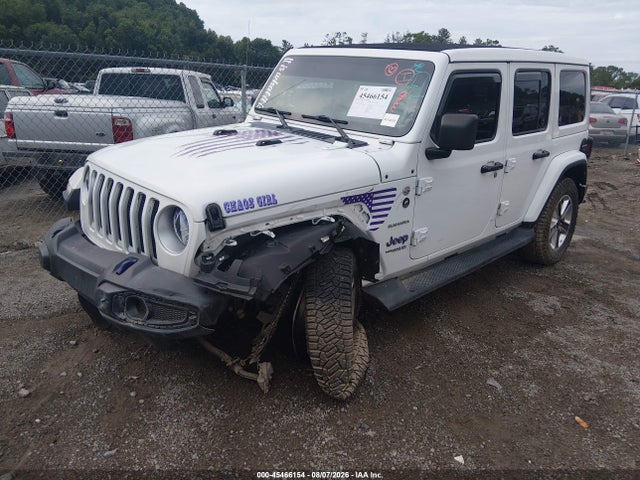 Продажа на аукционе авто 2022 Jeep Wrangler Unlimited Sahara 4x4, vin: 1C4HJXEG7NW245705, номер лота: 45466154