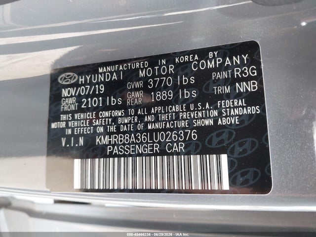 Hyundai Venue Se 2020 KMHRB8A36LU026376 Image 9