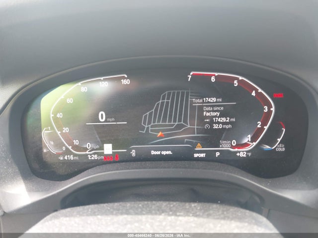 45466240 :رقم المزاد ، 5UX53DP02R9V31525 vin ، 2024 Bmw X3 Xdrive30i مزاد بيع