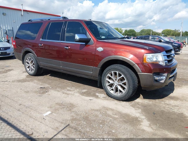 45466321 :رقم المزاد ، 1FMJK1JT9GEF29999 vin ، 2016 Ford Expedition El King Ranch مزاد بيع