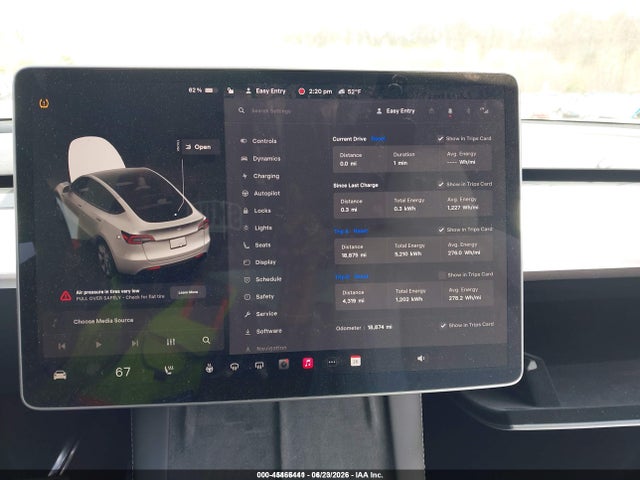 45466441 :رقم المزاد ، 7SAYGDEEXPA098525 vin ، 2023 Tesla Model Y Awd/long Range Dual Motor All-wheel Drive مزاد بيع