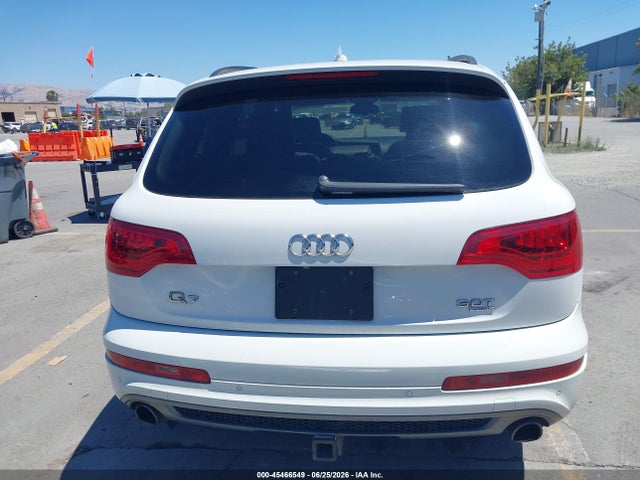 2015 Audi Q7 3.0t S Line Prestige მანქანა იყიდება აუქციონზე, vin: WA1DGAFE9FD013332, აუქციონის ნომერი: 45466549