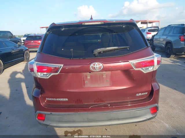 Toyota Highlander Le Plus V6 2016 5TDBKRFH5GS241449 Image 16