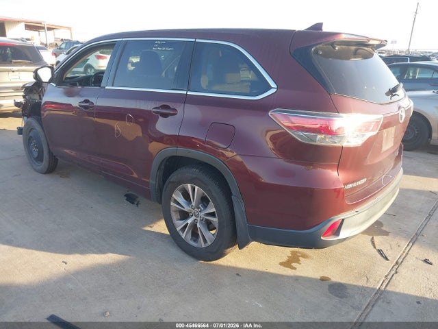 Toyota Highlander Le Plus V6 2016 5TDBKRFH5GS241449 Image 3