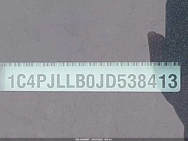 1C4PJLLBOJD538413 Jeep Cherokee Latitude Plus Fwd