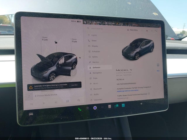 Aukcja sprzedaży 2023 Tesla Model Y Awd/long Range Dual Motor All-wheel Drive, vin: 7SAYGDEE5PF690093, numer aukcji: 45466613