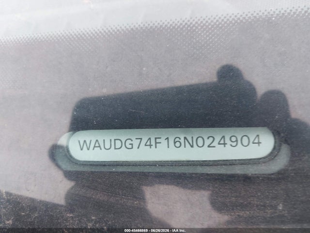 Aukcja sprzedaży 2006 Audi A6 3.2, vin: WAUDG74F16N024904, numer aukcji: 45466869