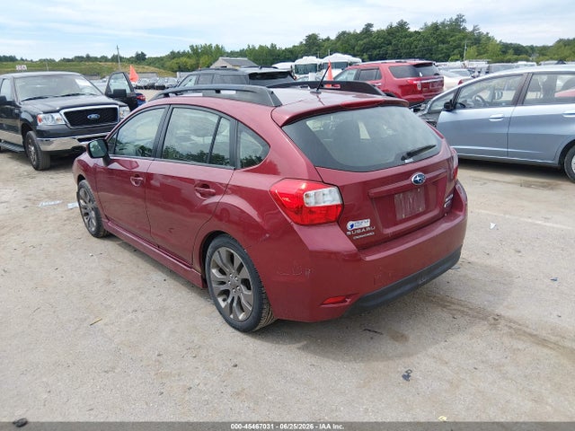 Продаж на аукціоні авто 2014 Subaru Impreza 2.0i Sport Premium, vin: JF1GPAL66E8222850, номер лоту: 45467031