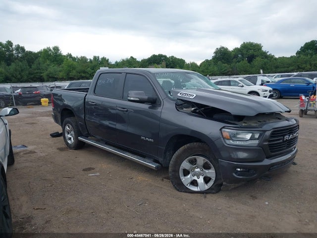 Продажа на аукционе авто 2021 Ram 1500 Big Horn  4x4 5'7 Box, vin: 1C6SRFFT8MN765265, номер лота: 45467041