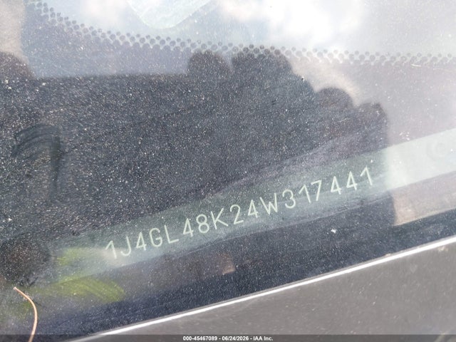 2004 Jeep Liberty Sport მანქანა იყიდება აუქციონზე, vin: 1J4GL48K24W317441, აუქციონის ნომერი: 45467089