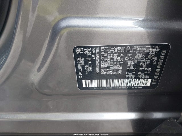 Aukcja sprzedaży 2026 Nissan Rogue Platinum, vin: JN8BT3DD2TW314141, numer aukcji: 45467269