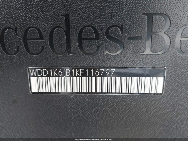 2019 Mercedes-benz E 450 4matic მანქანა იყიდება აუქციონზე, vin: WDD1K6JB1KF116797, აუქციონის ნომერი: 45467445