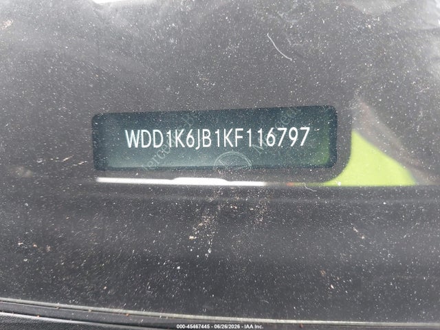 2019 Mercedes-benz E 450 4matic მანქანა იყიდება აუქციონზე, vin: WDD1K6JB1KF116797, აუქციონის ნომერი: 45467445