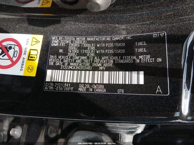 Aukcja sprzedaży 2017 Lexus Rx 350, vin: 2T2ZZMCA3HC055483, numer aukcji: 45467493