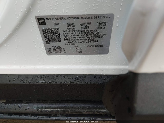 GMC Terrain Awd Elevation 2026 3GKALUEG4TL397524 Image 9