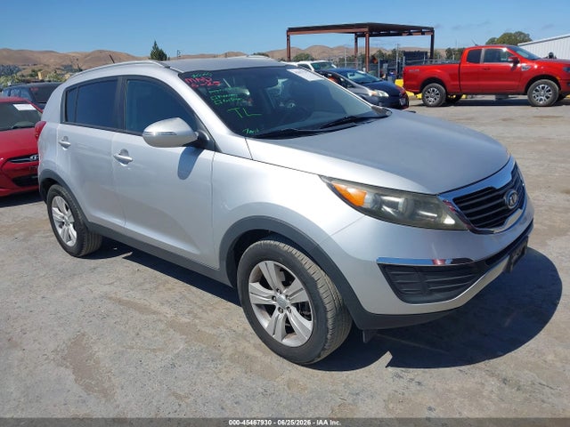 2012 Kia Sportage Lx მანქანა იყიდება აუქციონზე, vin: KNDPB3A21C7225937, აუქციონის ნომერი: 45467930