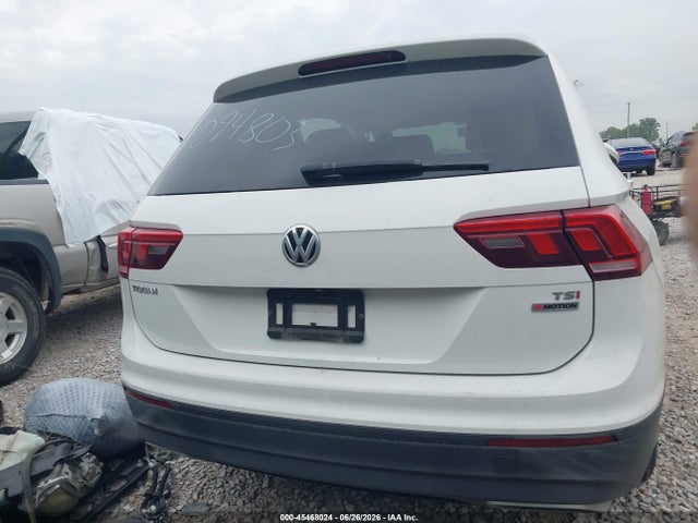 2018 Volkswagen Tiguan 2.0t S მანქანა იყიდება აუქციონზე, vin: 3VV0B7AX2JM094803, აუქციონის ნომერი: 45468024