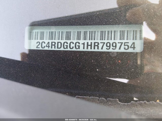 Dodge Grand Caravan Sxt 2017 2C4RDGCG1HR799754 Image 9