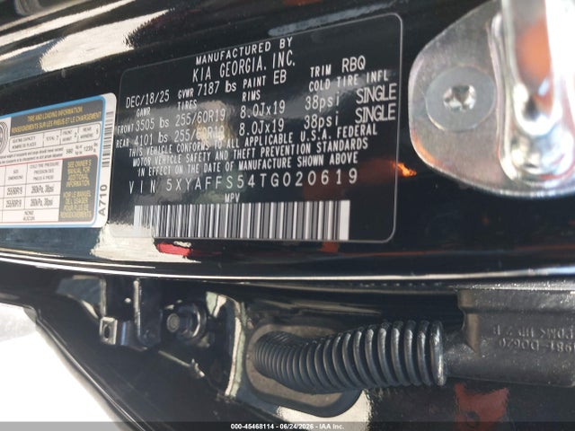KIA Ev9 Wind 2026 5XYAFFS54TG020619 Image 9