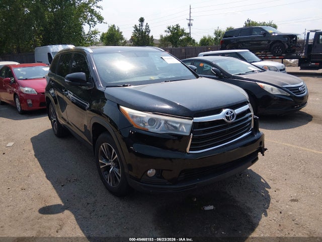 2016 Toyota Highlander Xle V6 მანქანა იყიდება აუქციონზე, vin: 5TDJKRFH0GS279781, აუქციონის ნომერი: 45468153