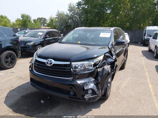 2016 Toyota Highlander Xle V6 მანქანა იყიდება აუქციონზე, vin: 5TDJKRFH0GS279781, აუქციონის ნომერი: 45468153