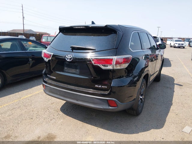 2016 Toyota Highlander Xle V6 მანქანა იყიდება აუქციონზე, vin: 5TDJKRFH0GS279781, აუქციონის ნომერი: 45468153