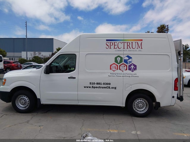 2018 Nissan Nv Cargo Nv2500 Hd S V6 მანქანა იყიდება აუქციონზე, vin: 1N6BF0LY8JN815475, აუქციონის ნომერი: 45468163