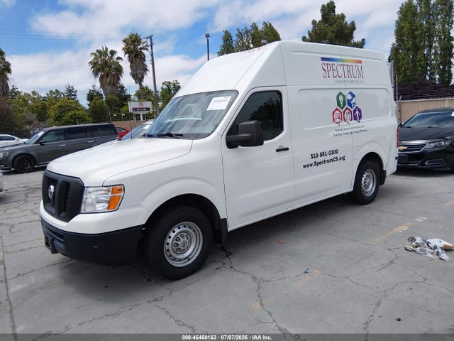 2018 Nissan Nv Cargo Nv2500 Hd S V6 მანქანა იყიდება აუქციონზე, vin: 1N6BF0LY8JN815475, აუქციონის ნომერი: 45468163