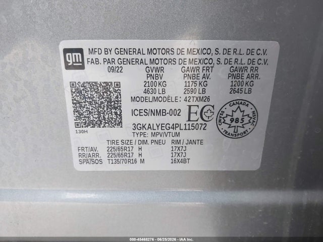 GMC Terrain At4 2023 3GKALYEG4PL115072 Image 9