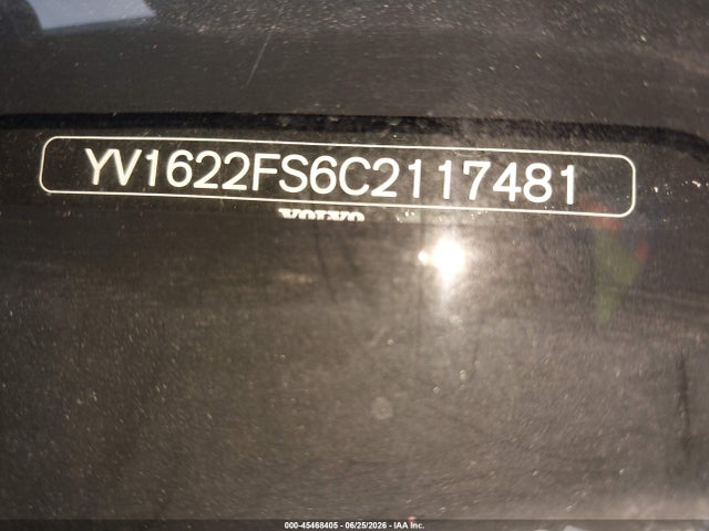 Продажа на аукционе авто 2012 Volvo S60 T5/t5 W/moonroof, vin: YV1622FS6C2117481, номер лота: 45468405