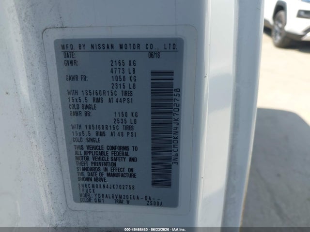 3N6CM0KN4JK702758 Nissan NV200 SV
