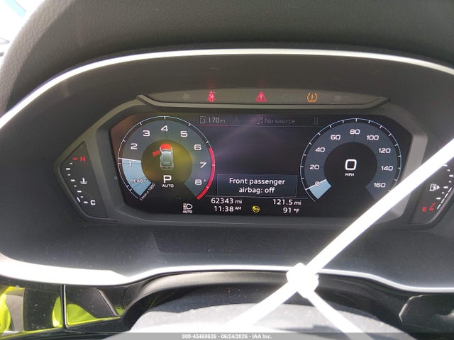 45468626 :رقم المزاد ، WA1AUCF3XN1004953 vin ، 2022 Audi Q3 Premium 40 Tfsi Quattro Tiptronic مزاد بيع