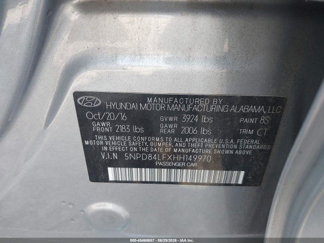 Hyundai Elantra Value Edition 2017 5NPD84LFXHH149970 Image 9