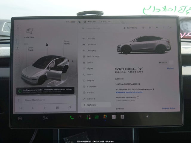 Aukcja sprzedaży 2026 Tesla Model Y All-wheel Drive/long Range Launch Series/premium All-wheel Drive, vin: 7SAYGDEE5TA669929, numer aukcji: 45468660