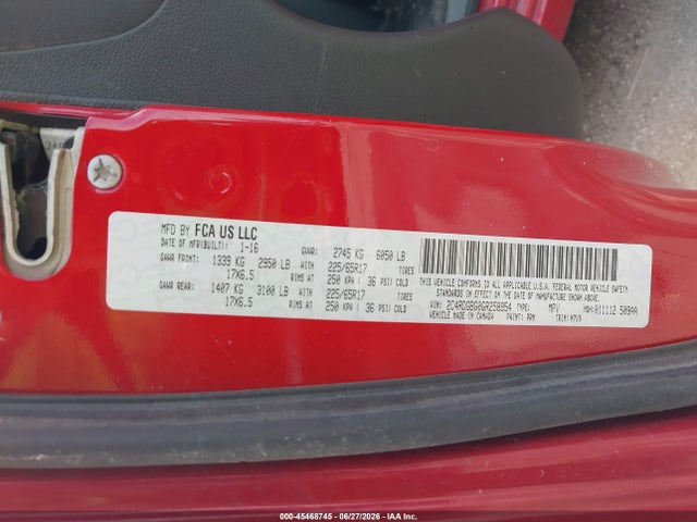Dodge Grand Caravan Se Plus 2016 2C4RDGBG0GR258954 Image 9