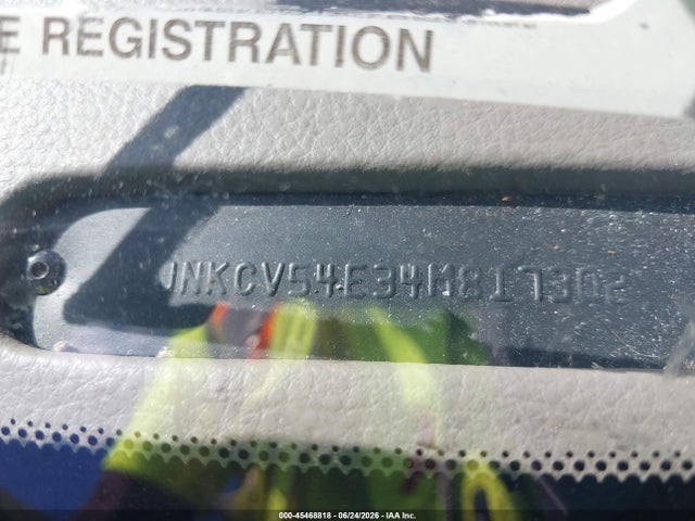 Auction sale of the 2004 Infiniti G35, vin: JNKCV54E34M817302, lot number: 45468818