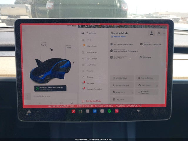 Tesla Model 3 Standard Range Plus Rear-wheel Drive 2021 5YJ3E1EAXMF092960 Image 19